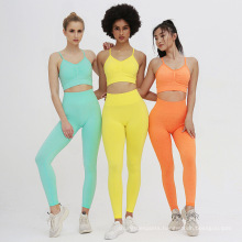 Good Quality Seamless Fitness Wear Gym Wear Yoga Custom Multicolor Fitness & Yoga Wear for Woman